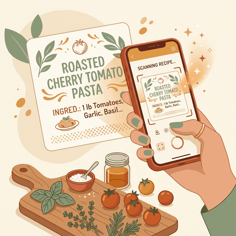 Scan and Import Recipes